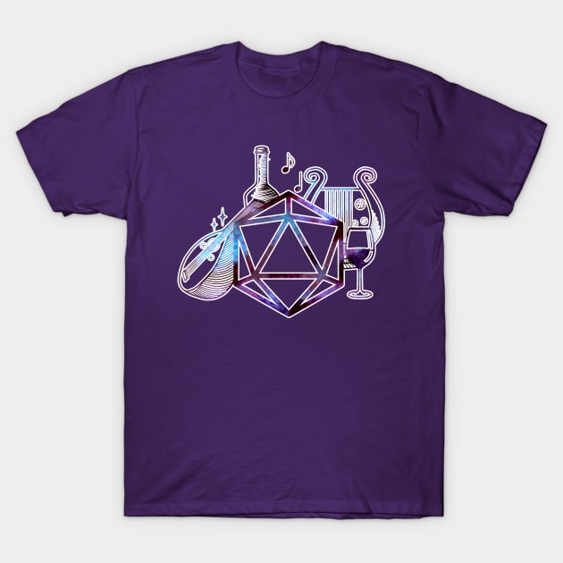 D&D Bard's Dice T-Shirt by CuteNerds